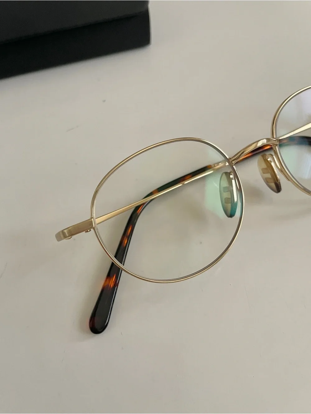 Everambr (formerly Ambr Eyewear) Blue Light Blocking Glasses, Gold Round Frames